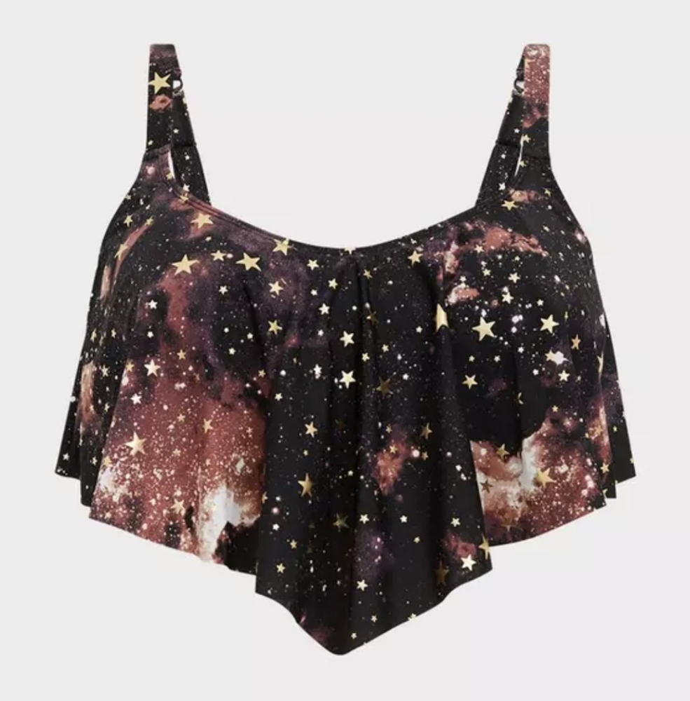 Torrid 5x Swim Top Celestial Foil - Picture 2 of 11